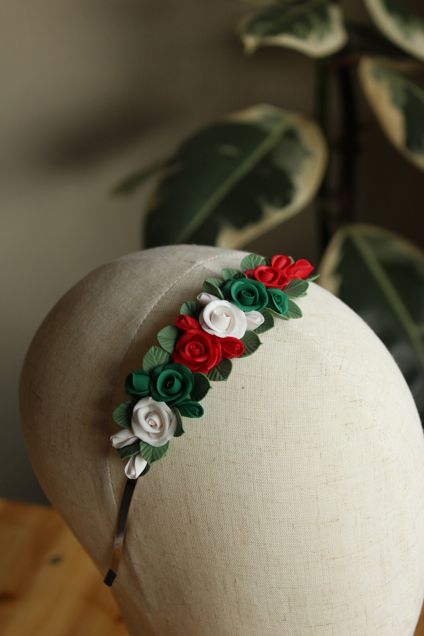 Raina Floral Headband Roses Hair Accessory