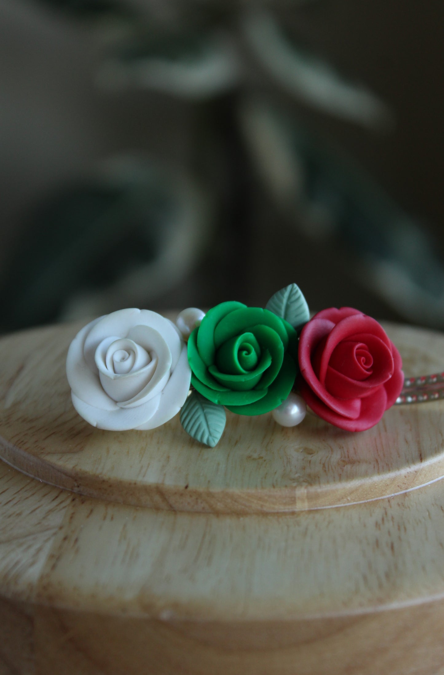 Raina Ethno-Roses Hairclip