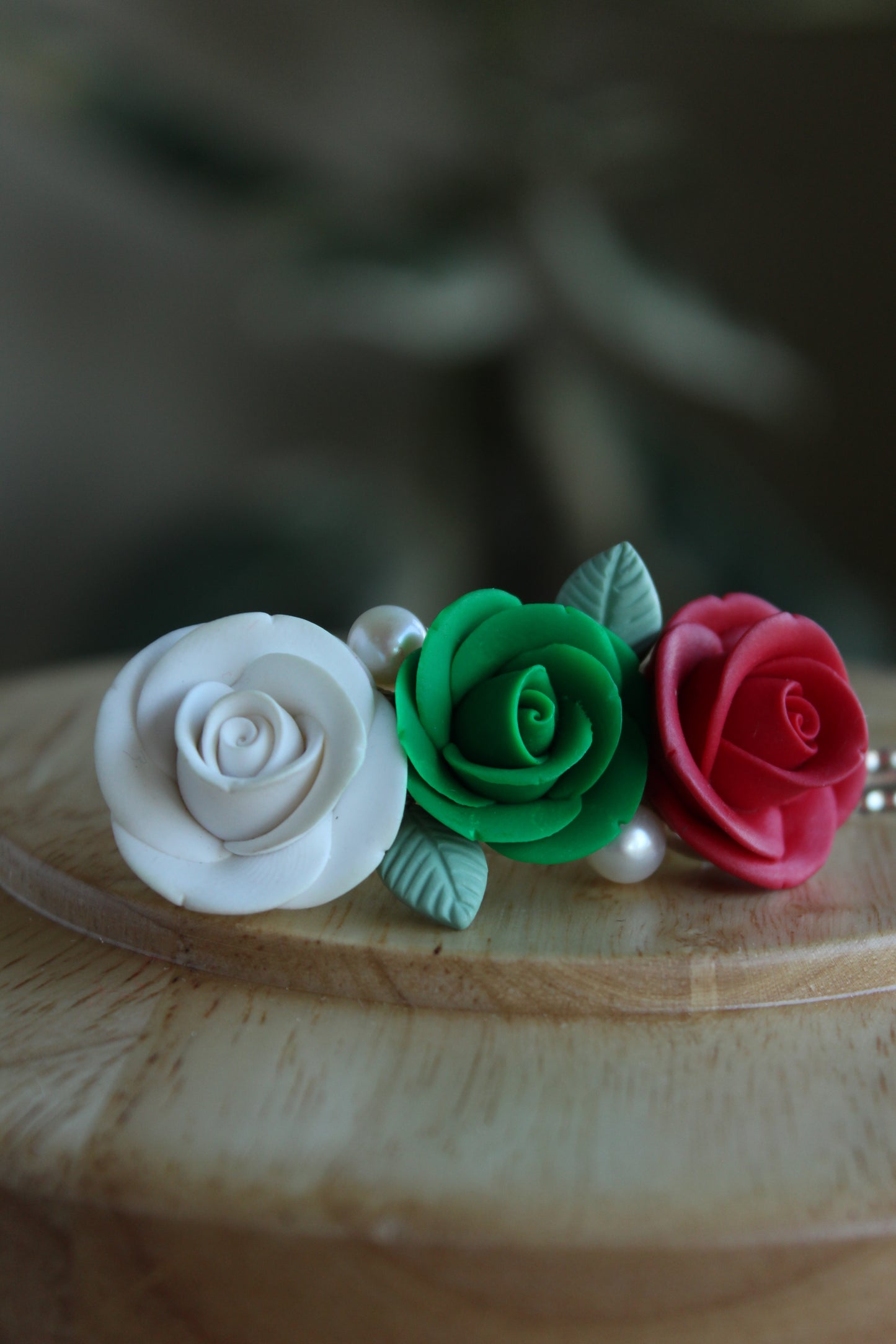 Raina Ethno-Roses Hairclip