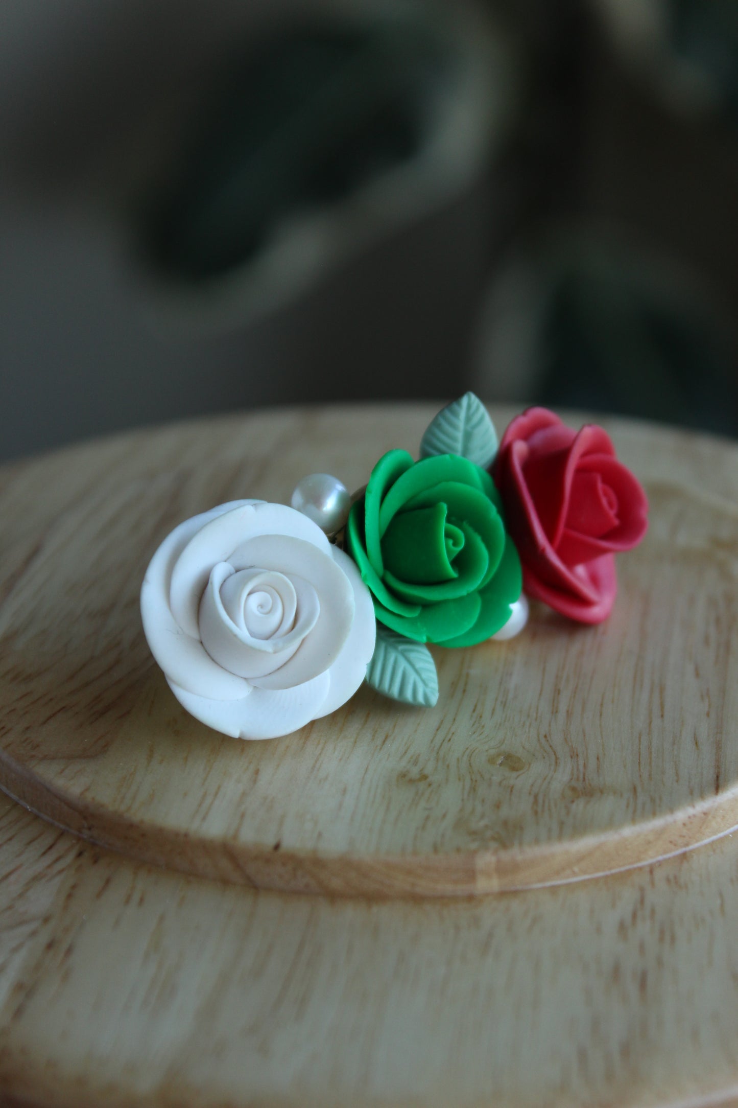 Raina Ethno-Roses Hairclip