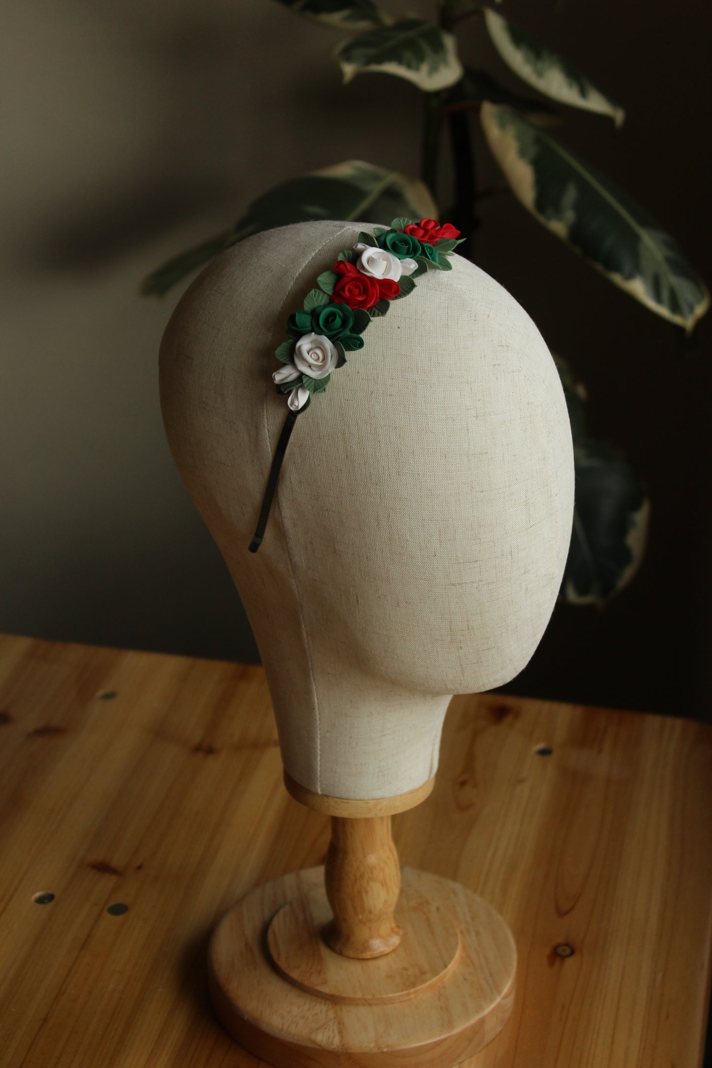 Raina Floral Headband Roses Hair Accessory