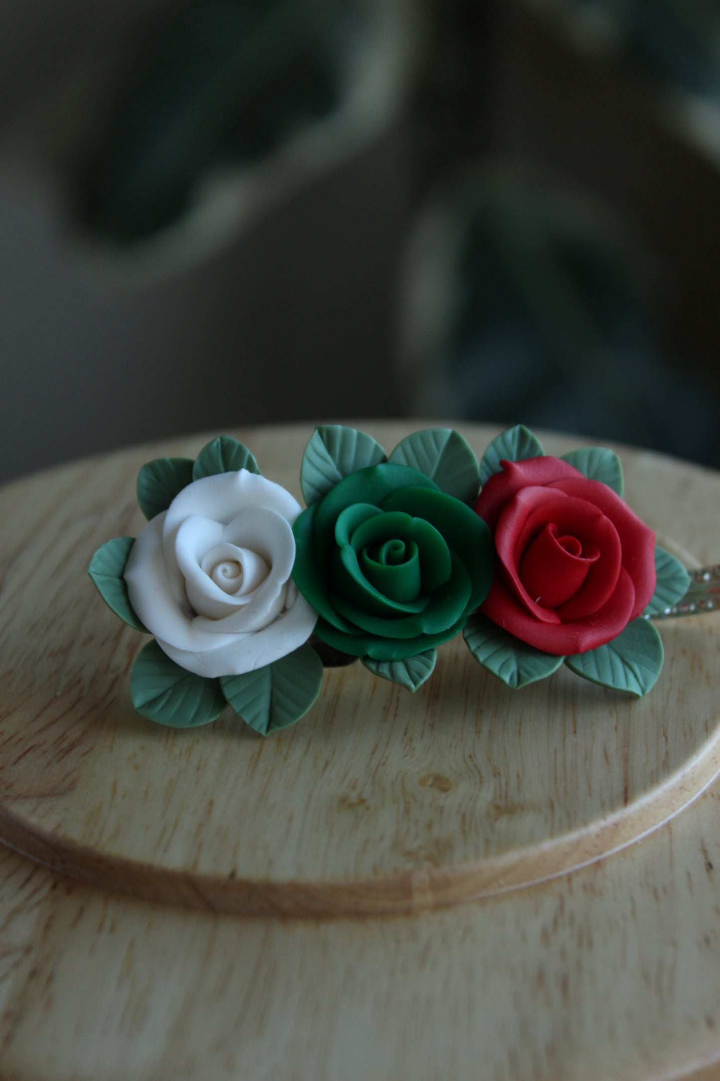 Raina Ethno-Roses Hairclip