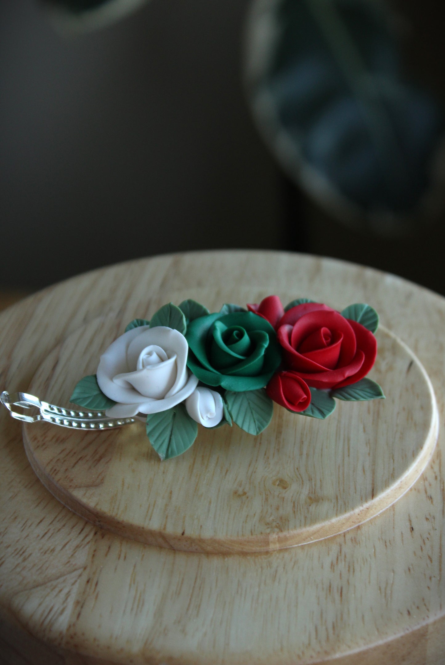 Raina Ethno-Roses Hairclip
