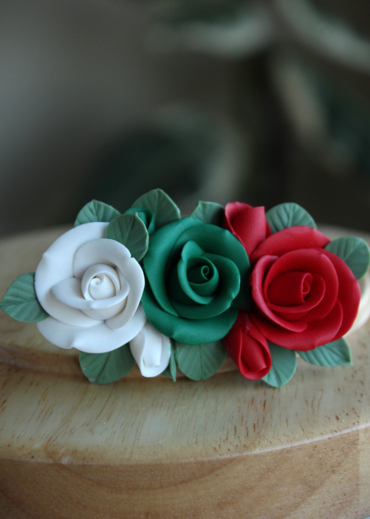 Raina Ethno-Roses Hairclip