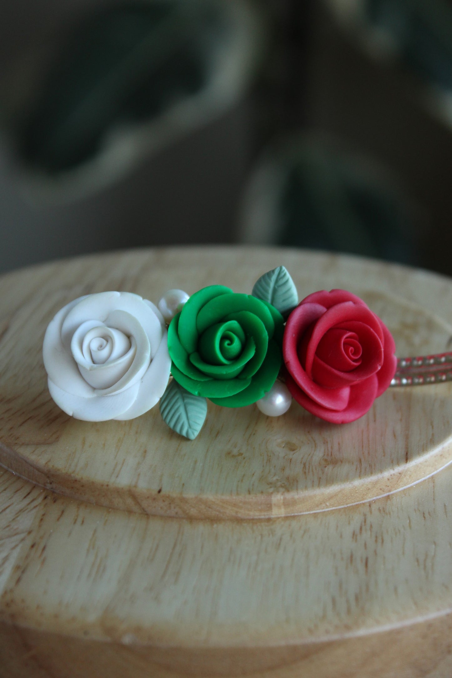 Raina Ethno-Roses Hairclip