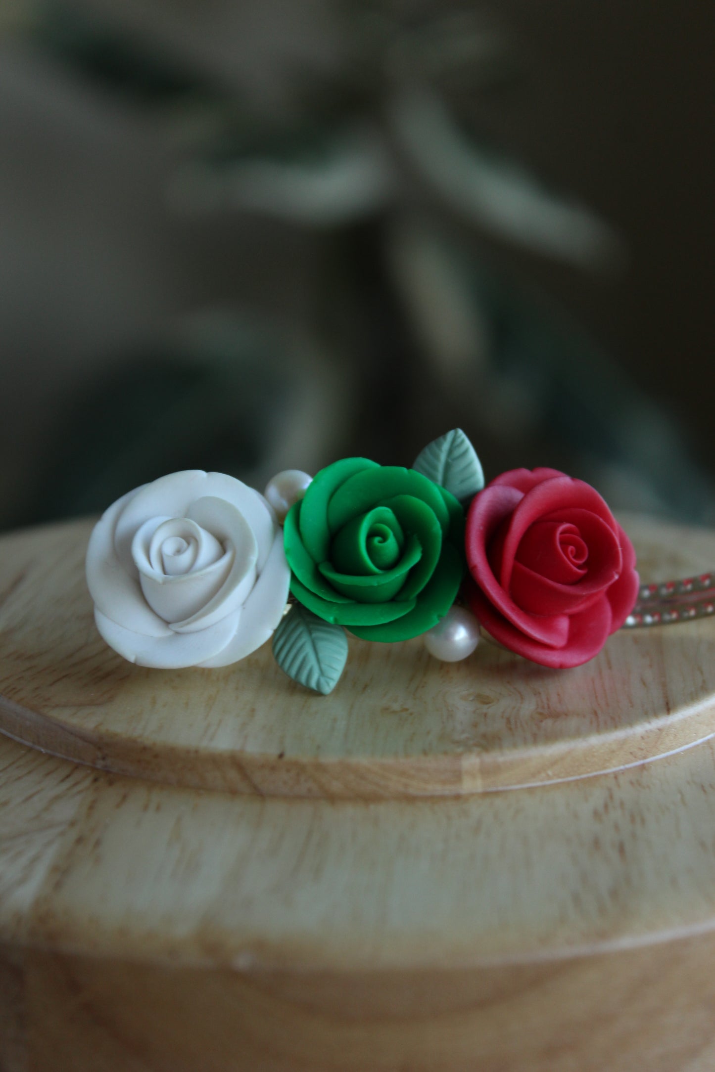 Raina Ethno-Roses Hairclip