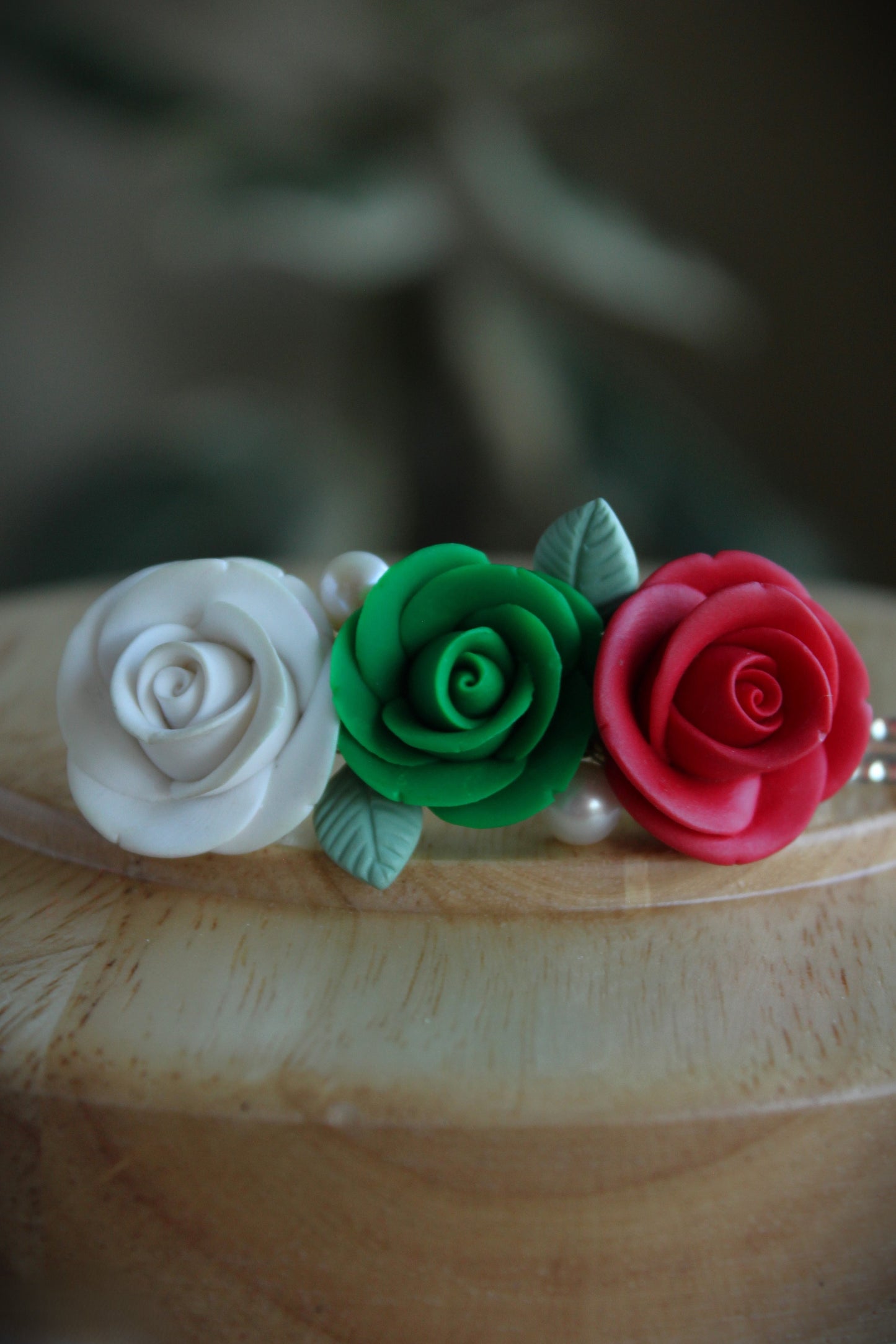 Raina Ethno-Roses Hairclip